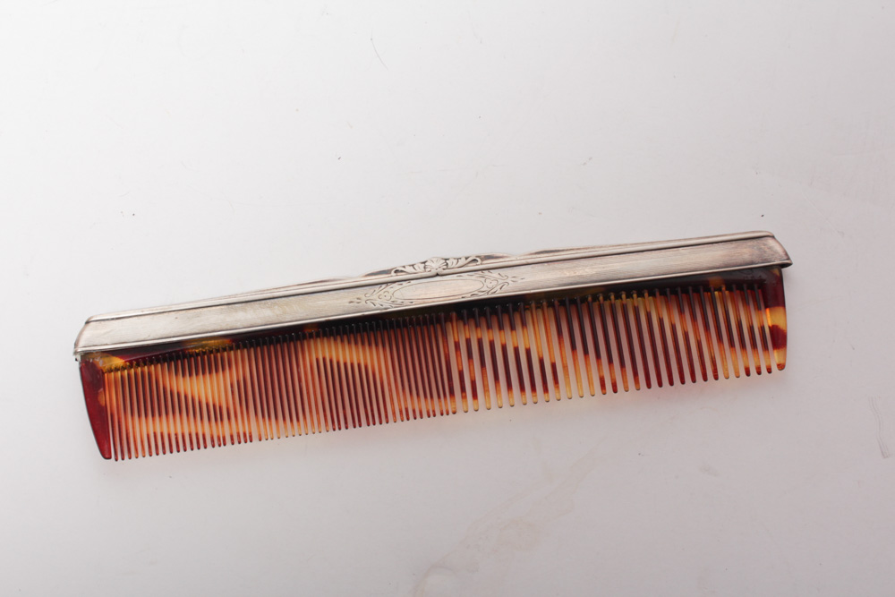 Antique Sterling Silver Vanity Dresser Set