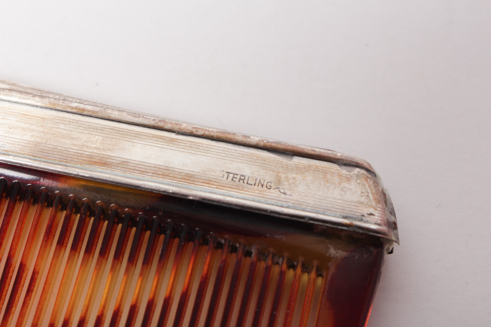 Antique Sterling Silver Vanity Dresser Set