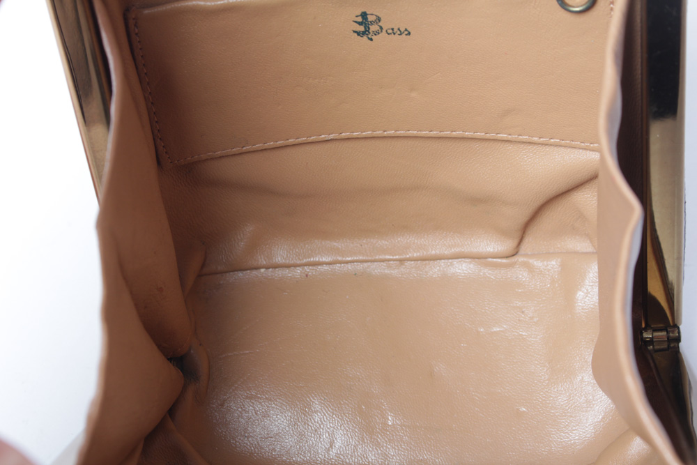 Alligator Skin Handbag by Bass