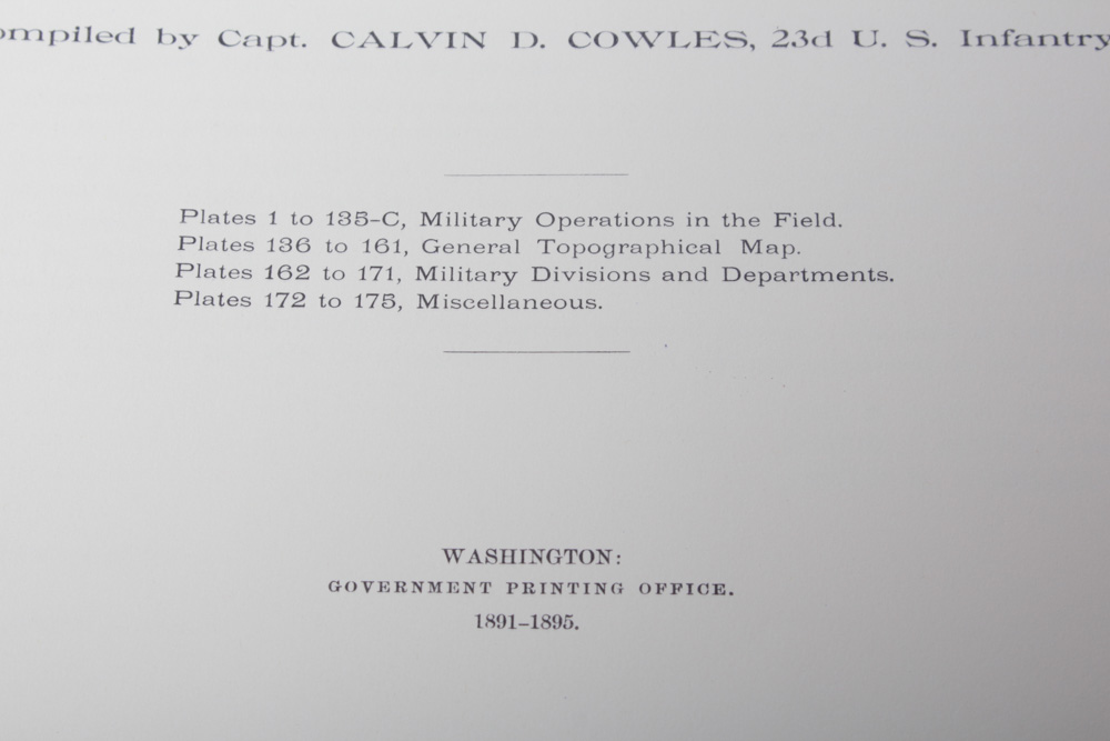 The "Official Atlas of the Civil War"