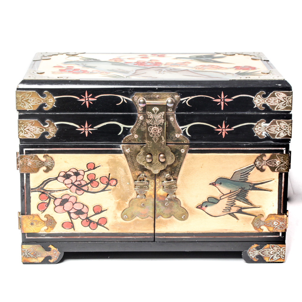 Lacquerware Jewelry Box