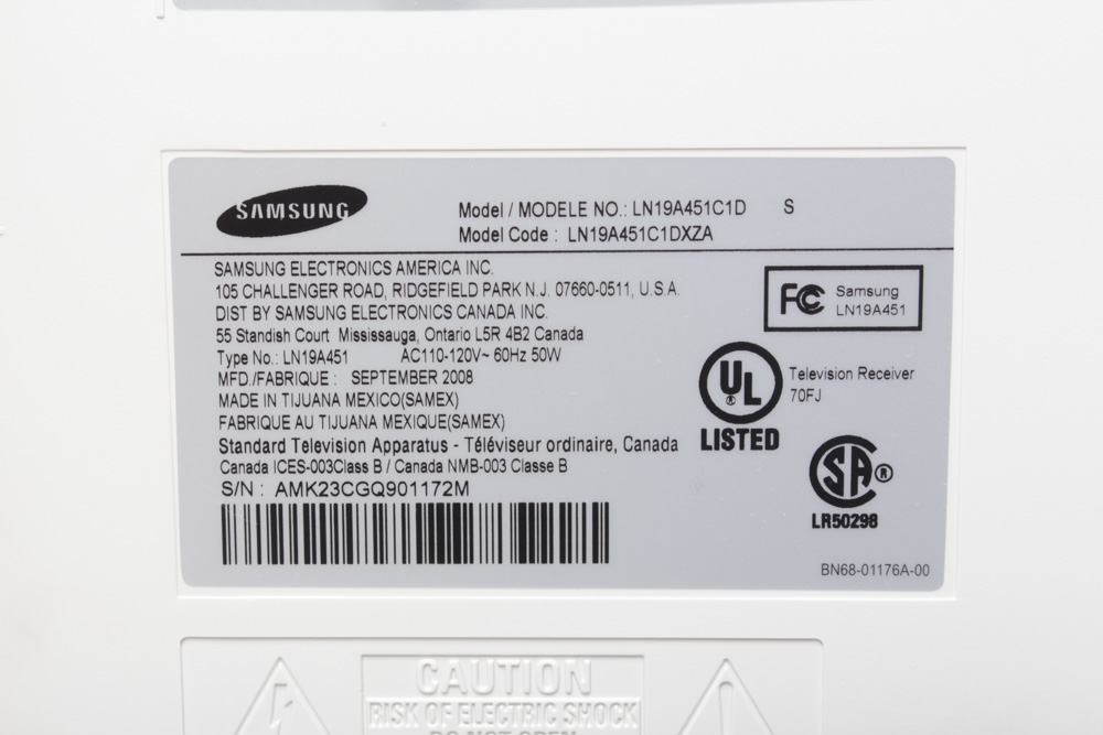 Samsung 19" LCD Television