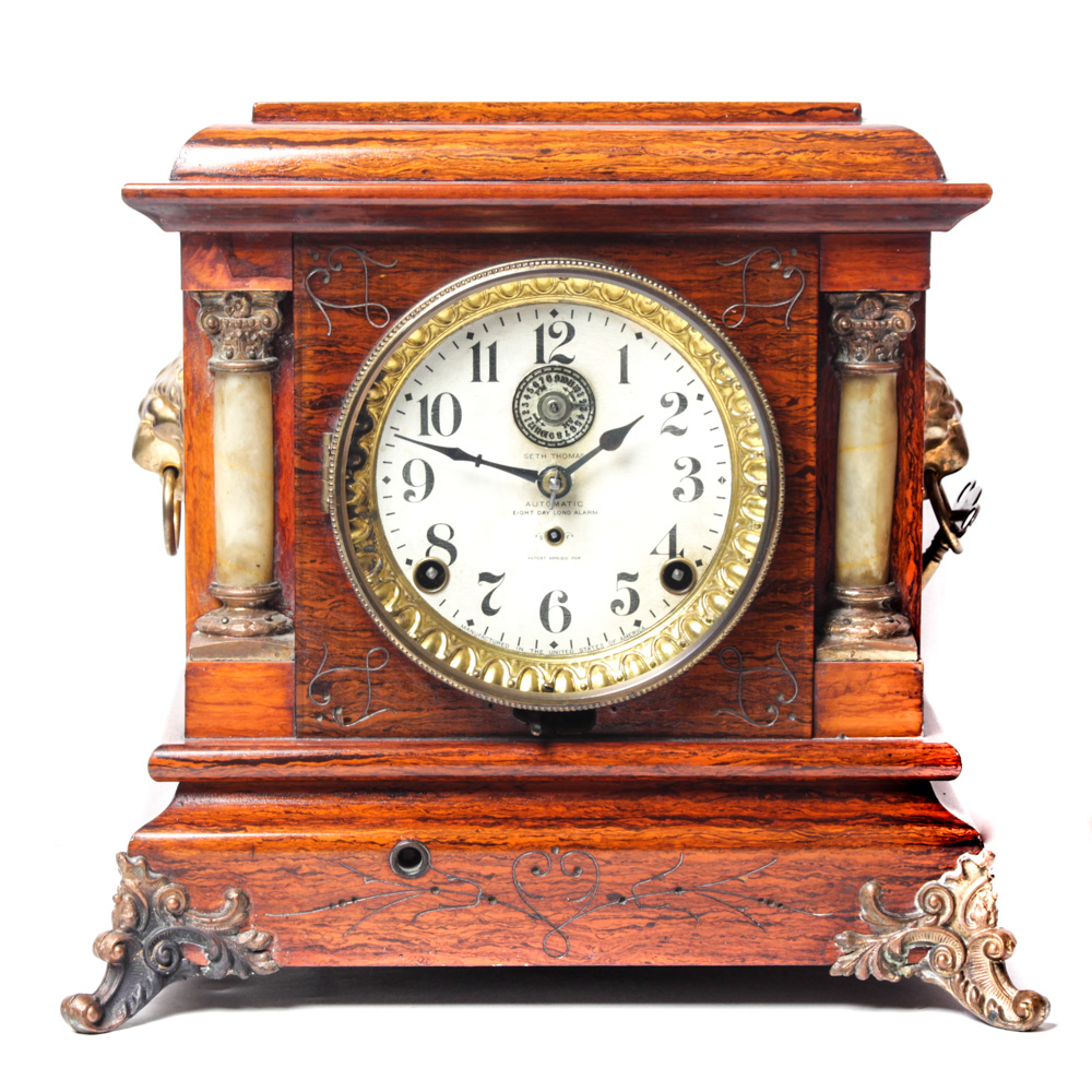 Antique Seth Thomas "Adamantine" Mantle Clock