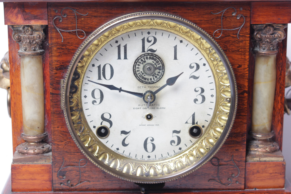 Antique Seth Thomas "Adamantine" Mantle Clock