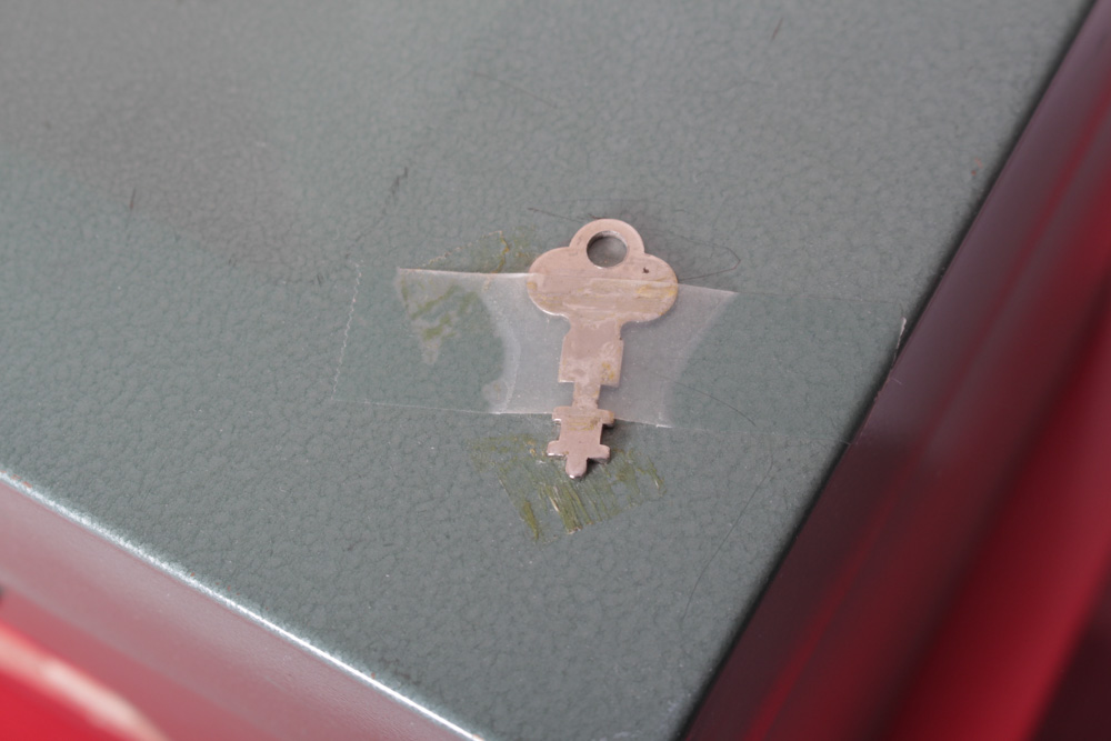 Vintage Metal Storage and Drafting Tools