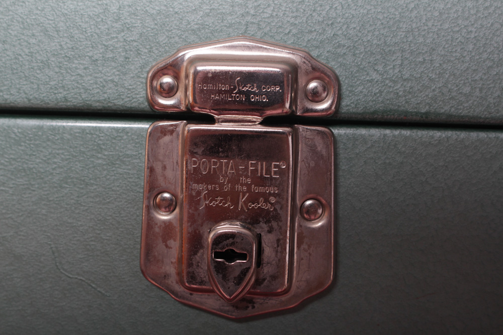 Vintage Metal Storage and Drafting Tools