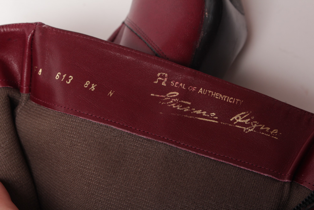 Vintage Etienne Aigner Boots, Handbag, and Shoes