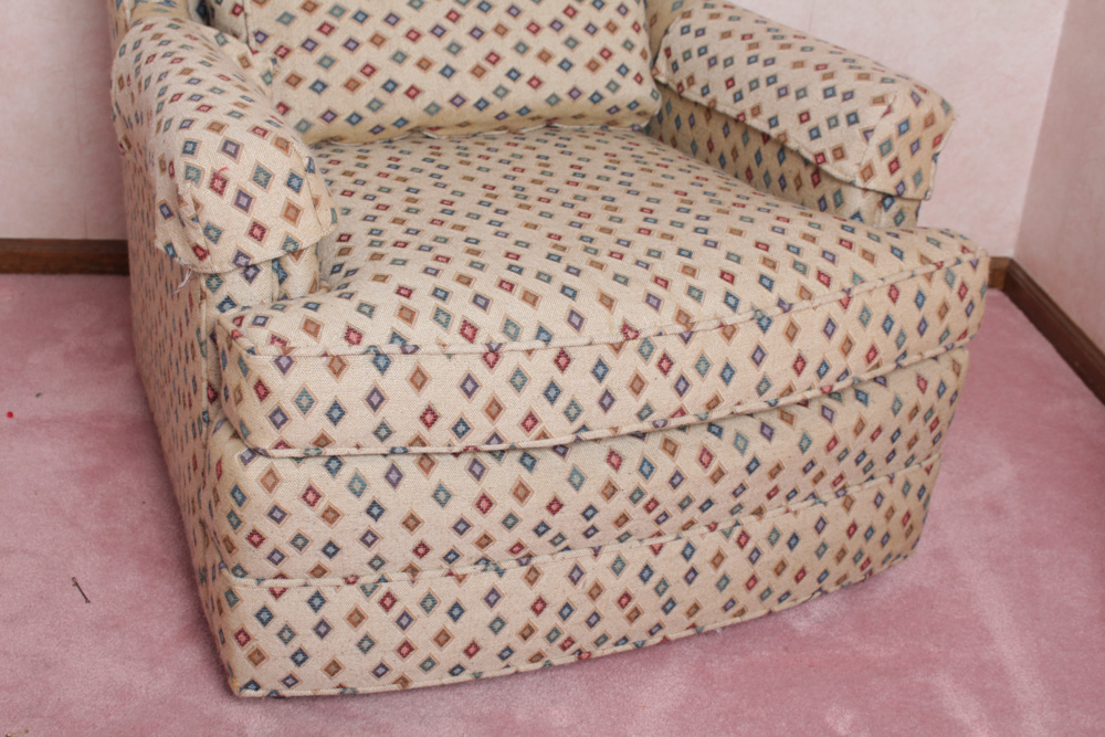 Henredon Vintage Armchair and Ottoman