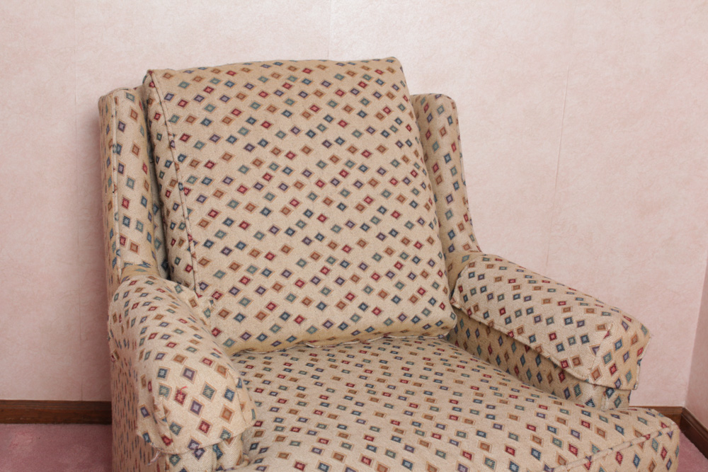 Henredon Vintage Armchair and Ottoman