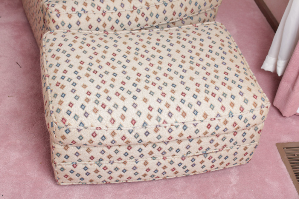 Henredon Vintage Armchair and Ottoman