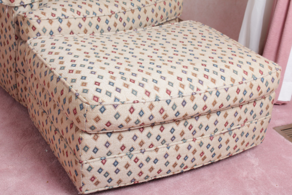 Henredon Vintage Armchair and Ottoman