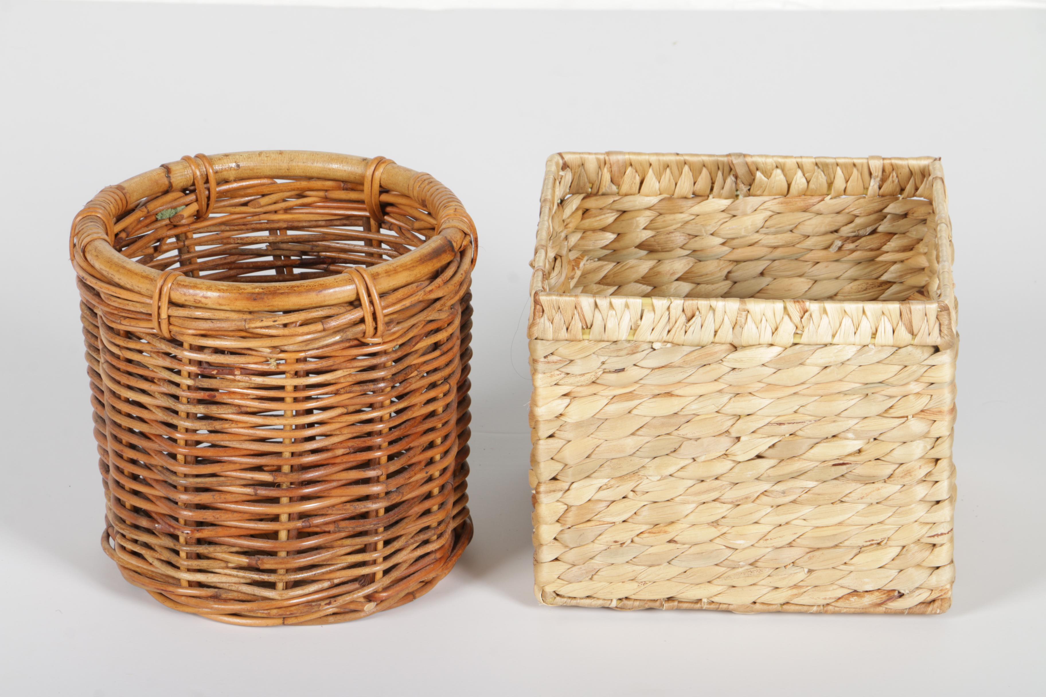 Assortment of Wicker Baskets
