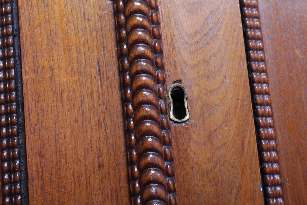 Antique Victorian Walnut Slant-Front Secretary