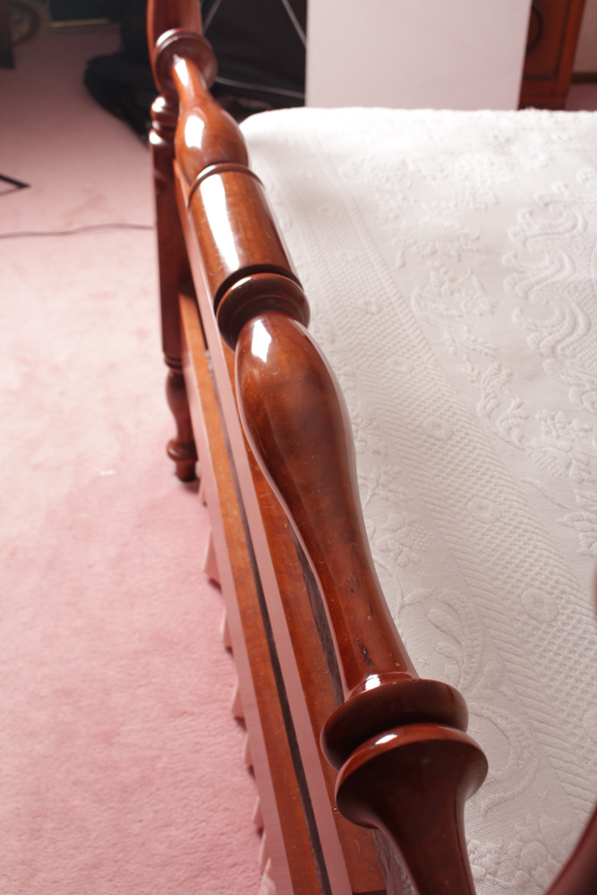 Colonial Style Hardwood Full Sized Bed