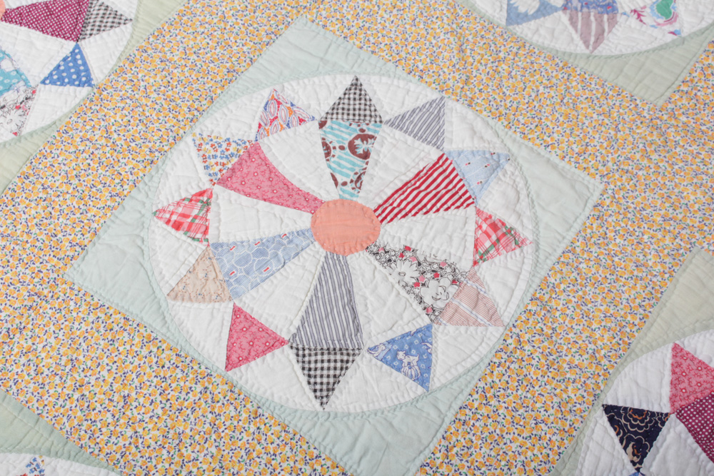 Hand Sewn Vintage Quilt