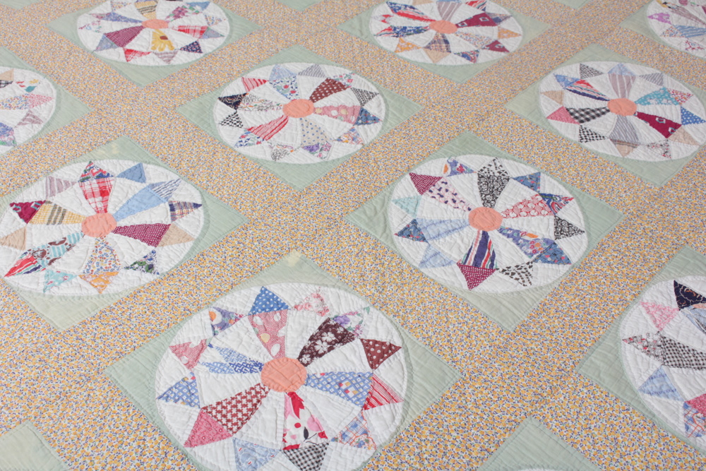 Hand Sewn Vintage Quilt