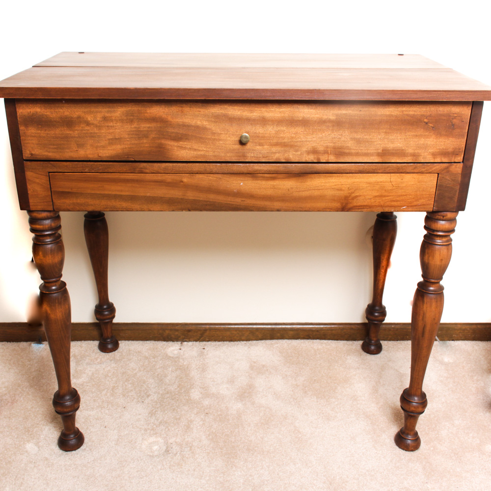 Spinet Style Writing Desk
