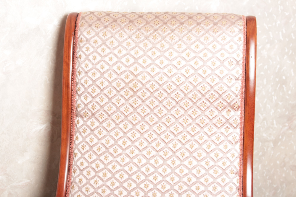 Antique Statesville Chair Co. Rocking Chair and Footstool