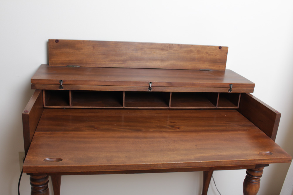 Spinet Style Writing Desk