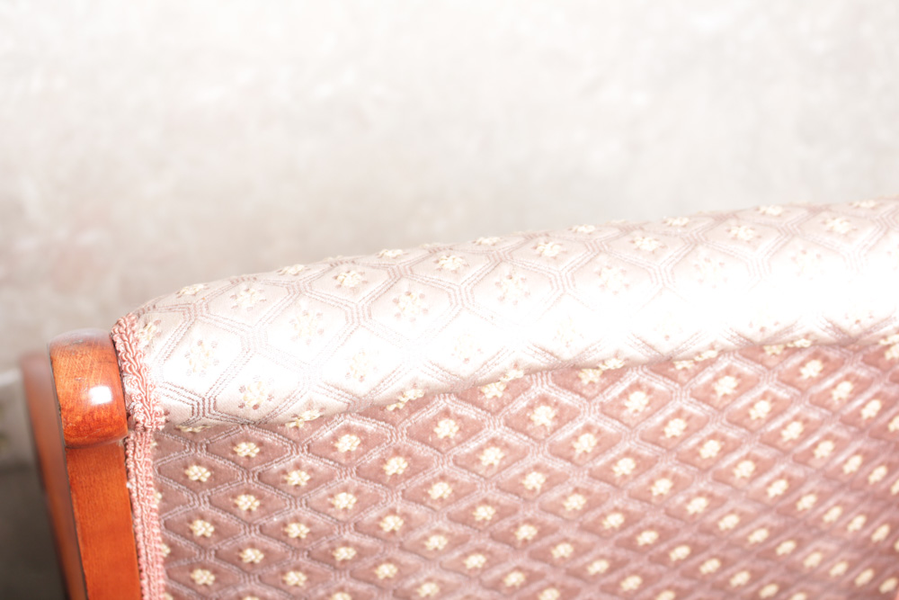 Antique Statesville Chair Co. Rocking Chair and Footstool