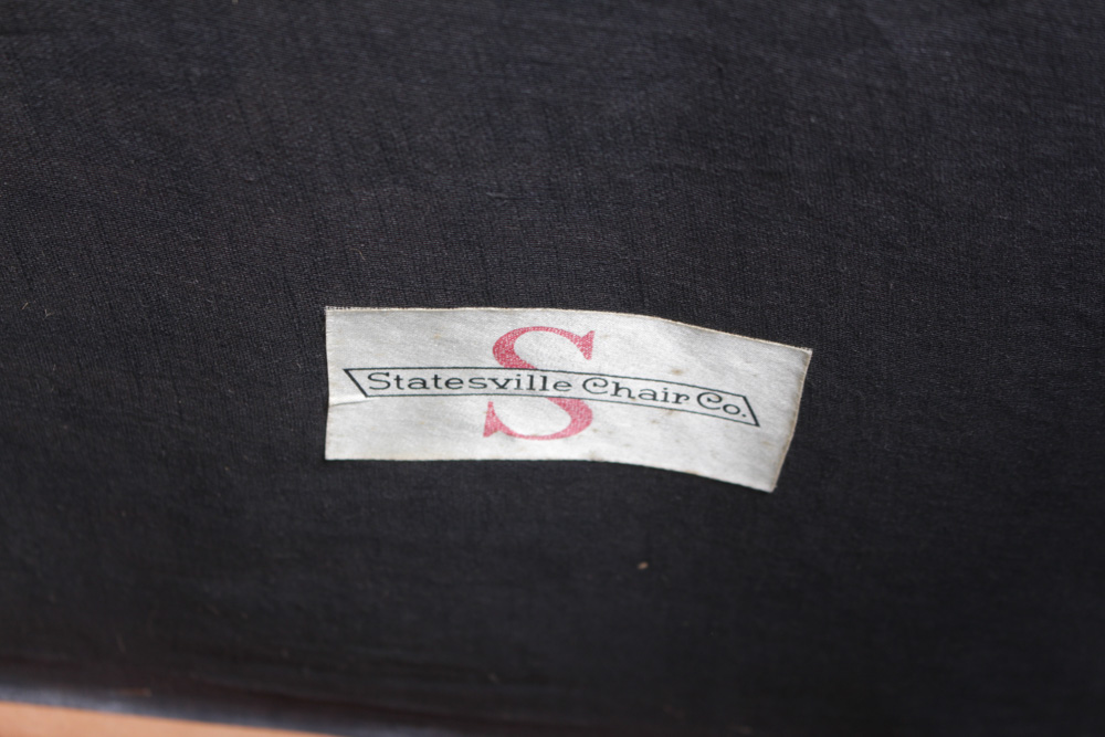 Antique Statesville Chair Co. Rocking Chair and Footstool