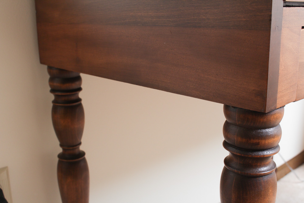 Spinet Style Writing Desk