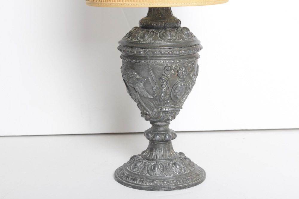 Vintage Hanging Lamp and Table Lamp
