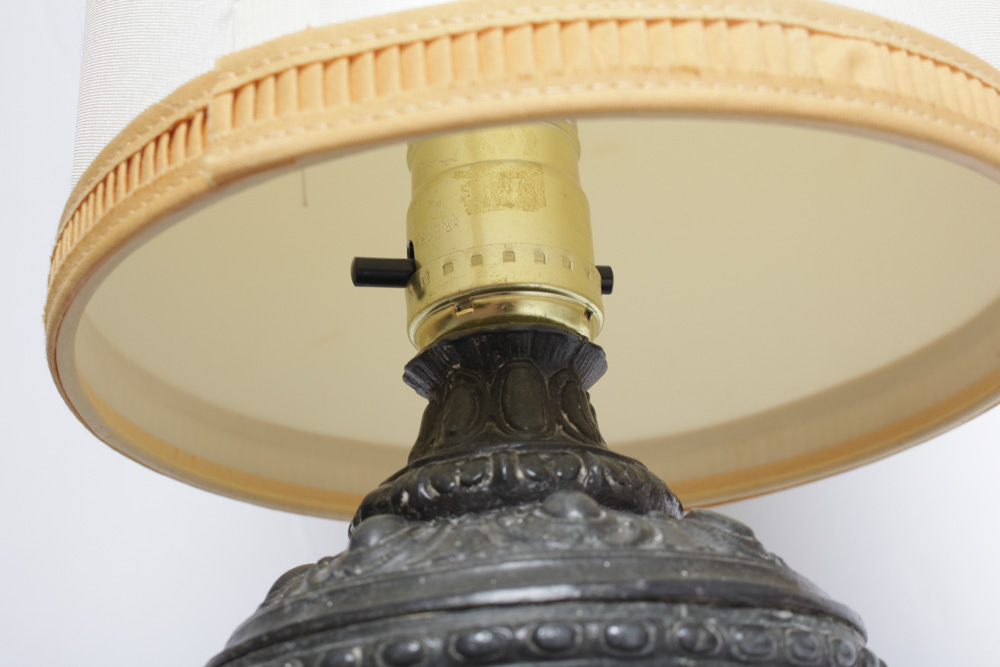 Vintage Hanging Lamp and Table Lamp