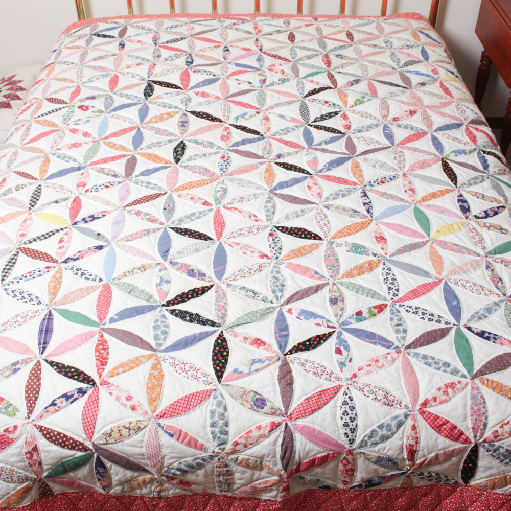 Vintage Handmade "Joseph's Coat" Quilt