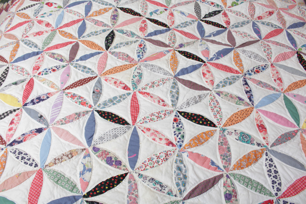 Vintage Handmade "Joseph's Coat" Quilt