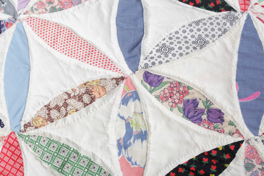 Vintage Handmade "Joseph's Coat" Quilt