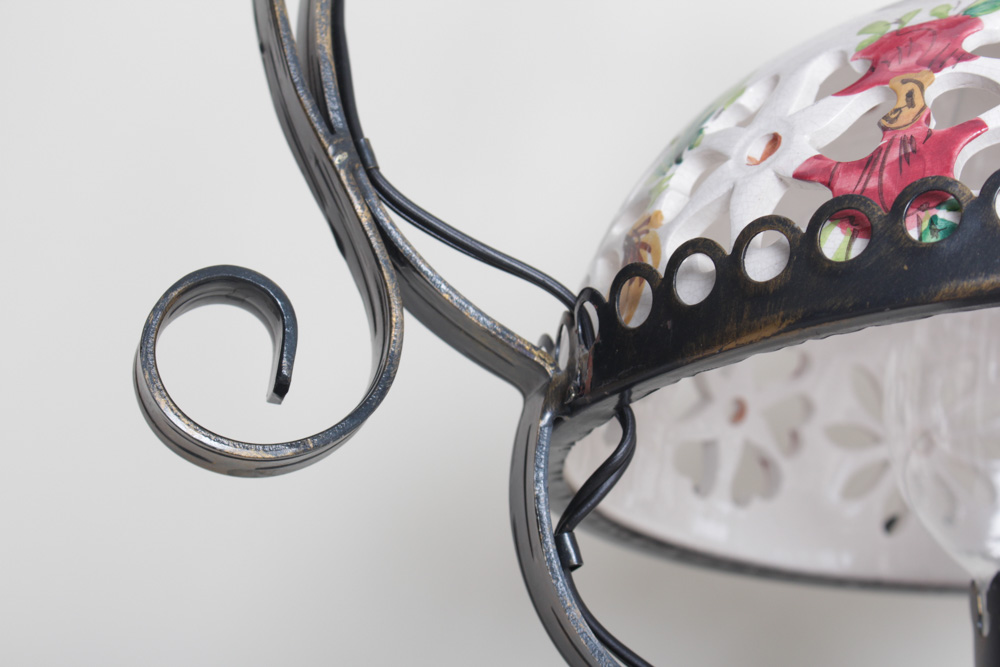 Vintage Hanging Lamp and Table Lamp