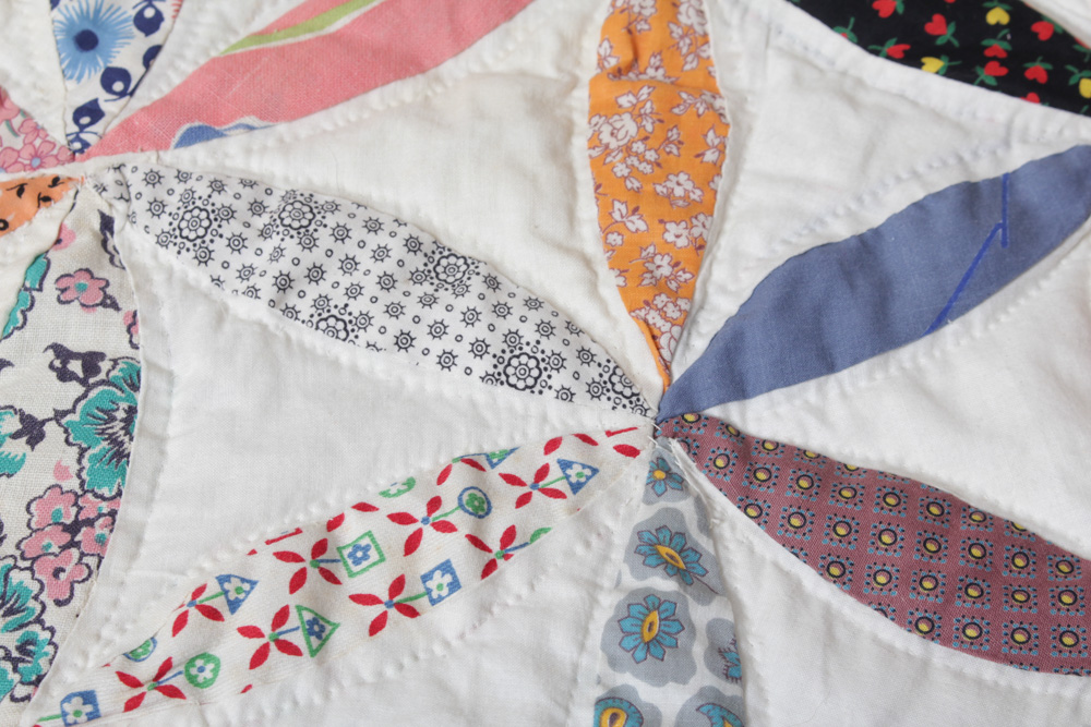 Vintage Handmade "Joseph's Coat" Quilt