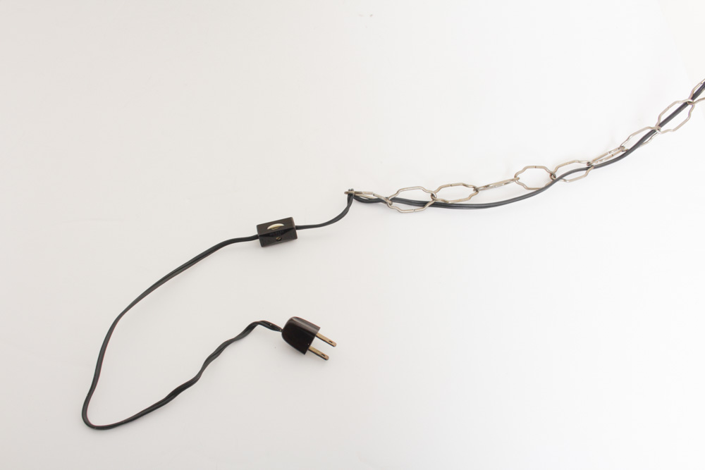 Vintage Hanging Lamp and Table Lamp