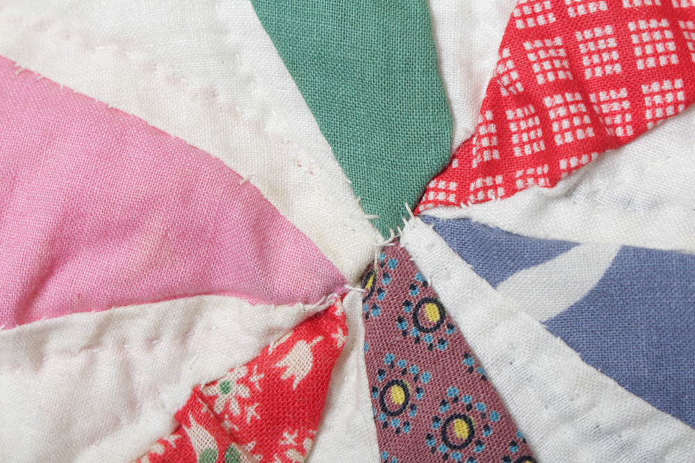 Vintage Handmade "Joseph's Coat" Quilt