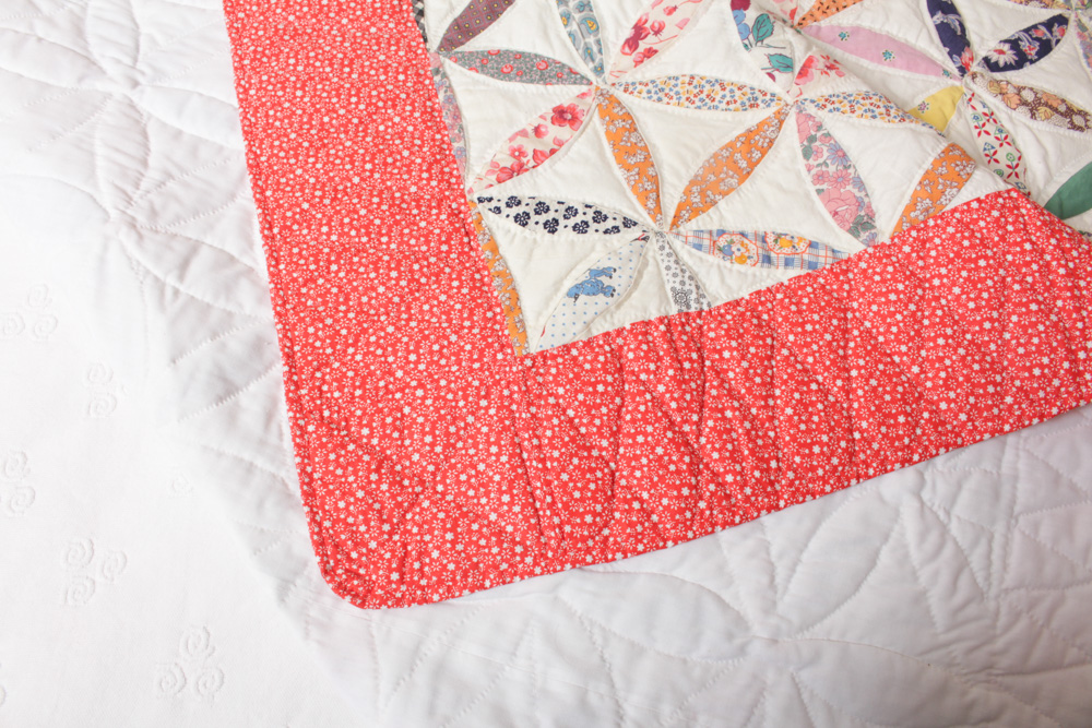 Vintage Handmade "Joseph's Coat" Quilt