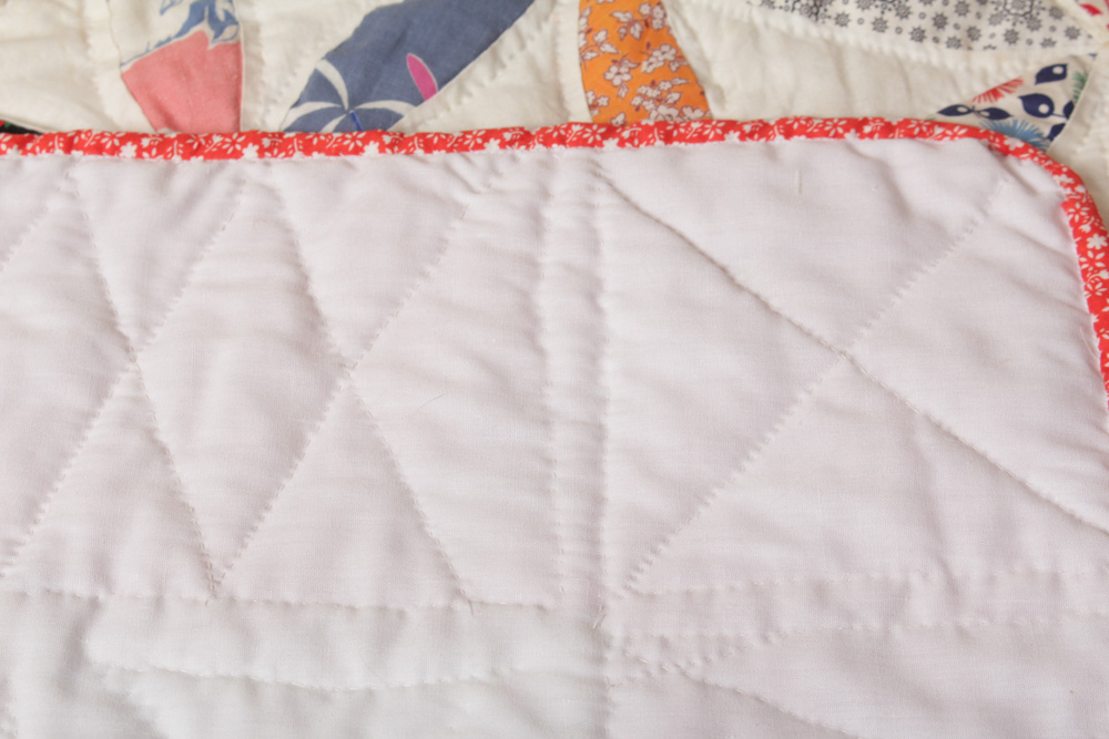 Vintage Handmade "Joseph's Coat" Quilt