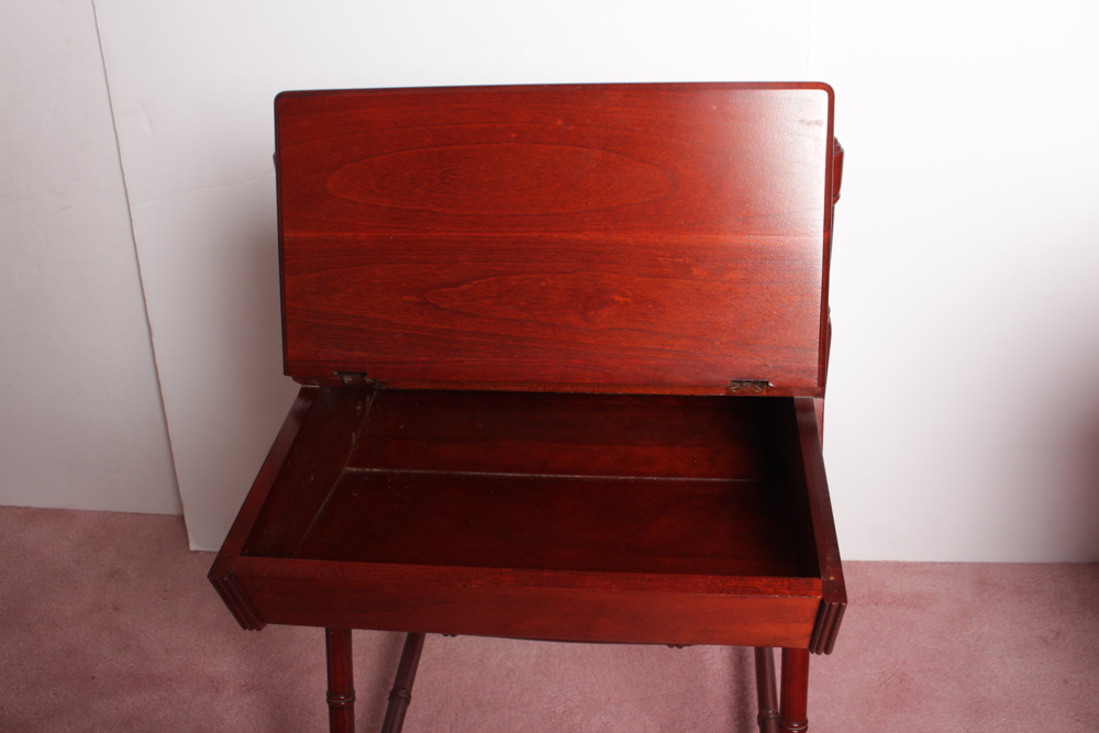 Vintage  Side Table, Storage Table, and Corner Shelf