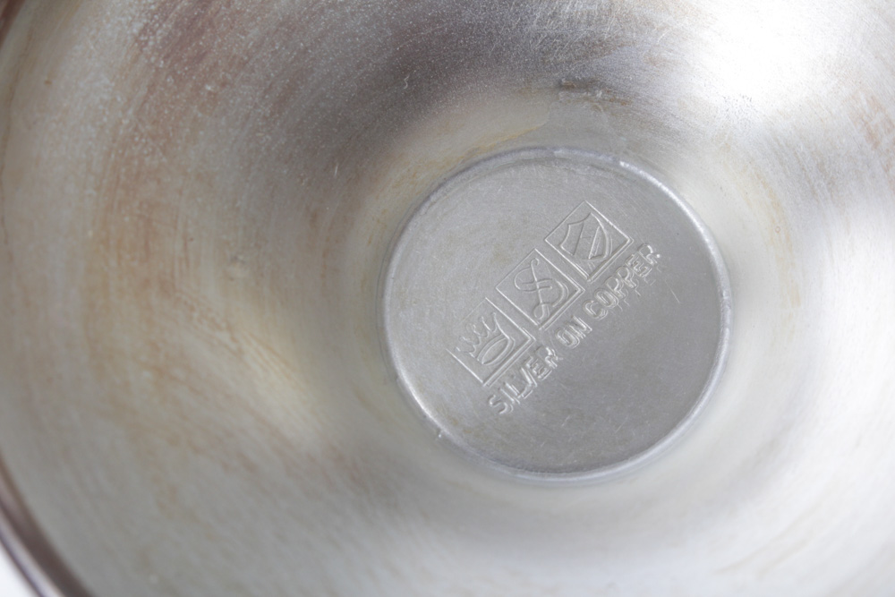 Sheridan Silver Over Copper Goblet Set