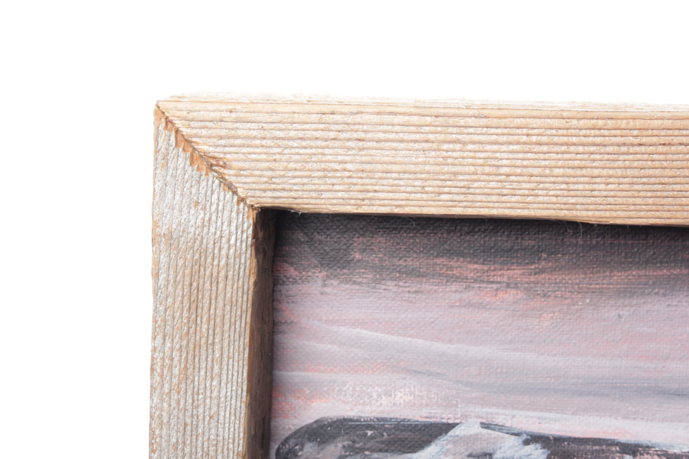 G. Griffin Acrylic Painting of Barn Cats