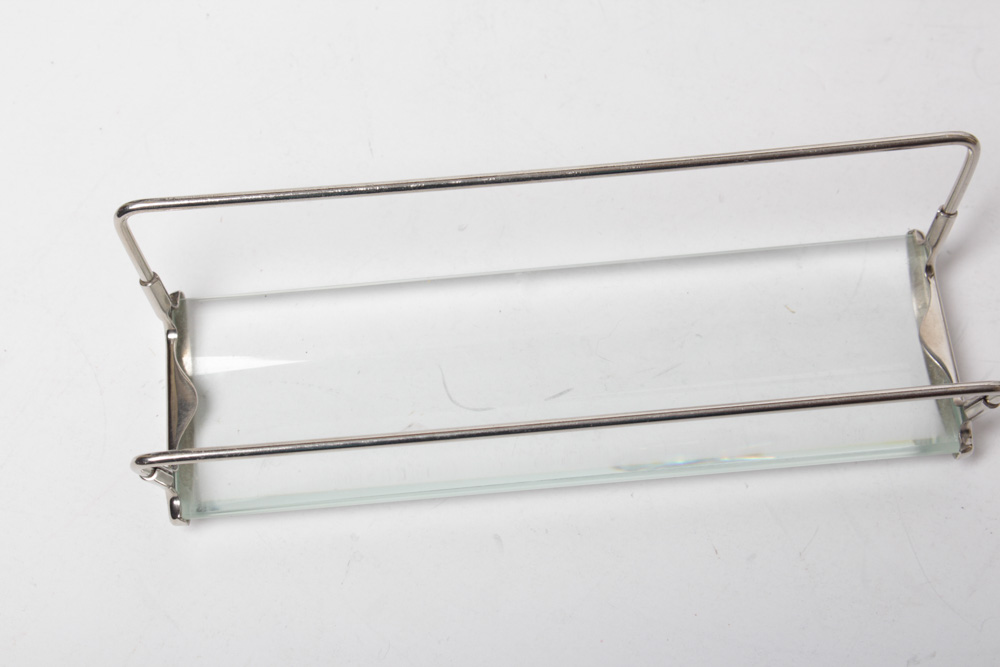 Decorative Glass With Magnifiers, Opera Glasses and Buttons