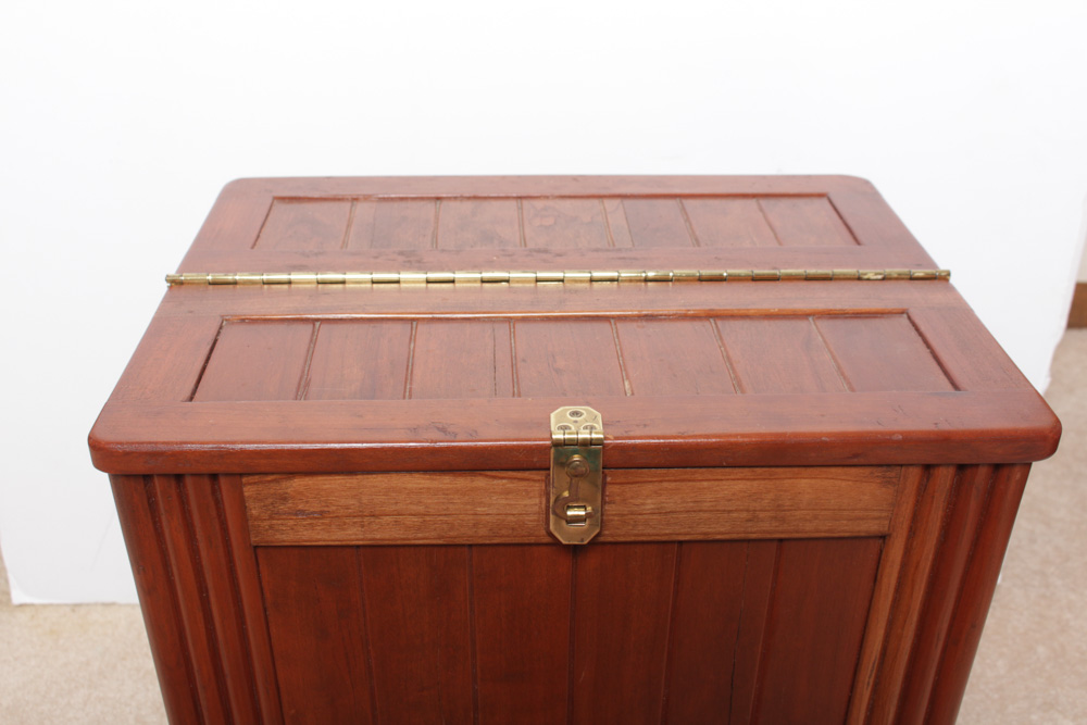 Vintage Display Shelf, Cabinet, and Shoe Shine Box
