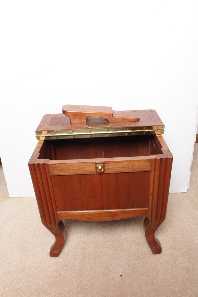 Vintage Display Shelf, Cabinet, and Shoe Shine Box