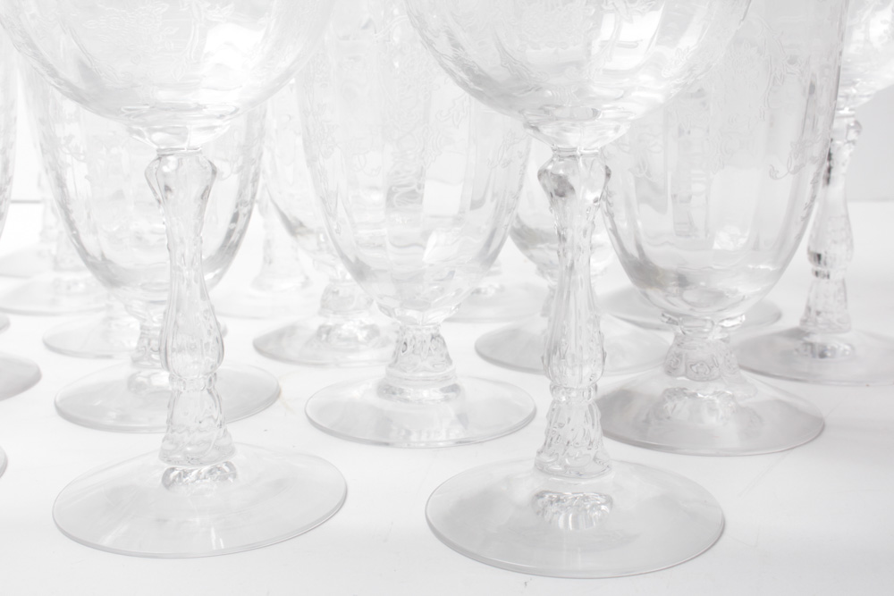 Fostoria "Navarre" Crystal Stemware