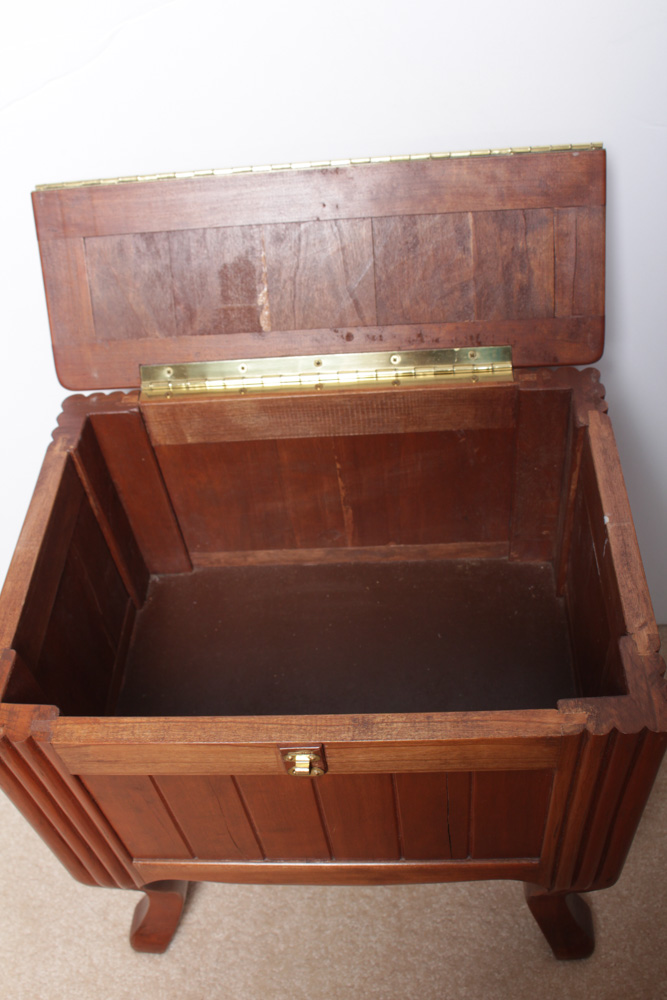 Vintage Display Shelf, Cabinet, and Shoe Shine Box