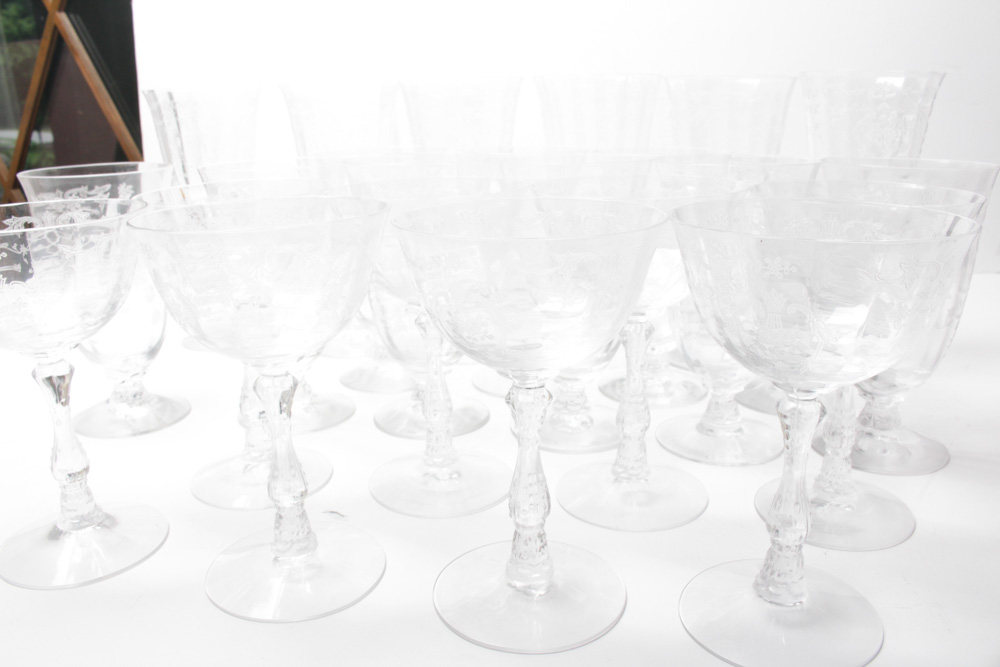 Fostoria "Navarre" Crystal Stemware