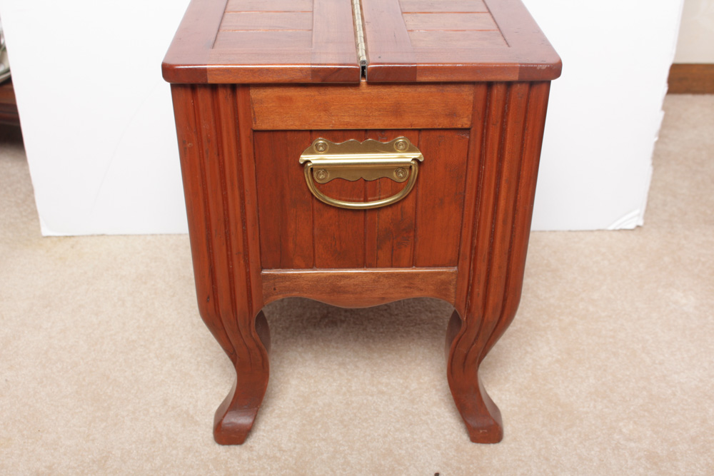 Vintage Display Shelf, Cabinet, and Shoe Shine Box