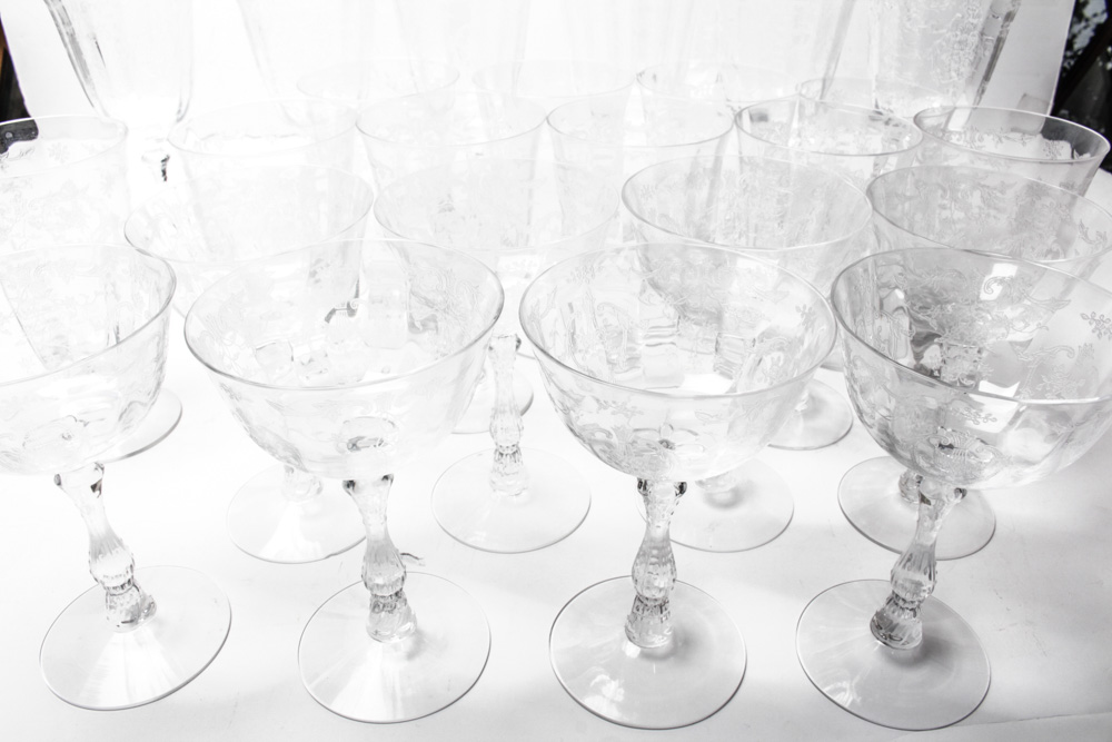 Fostoria "Navarre" Crystal Stemware