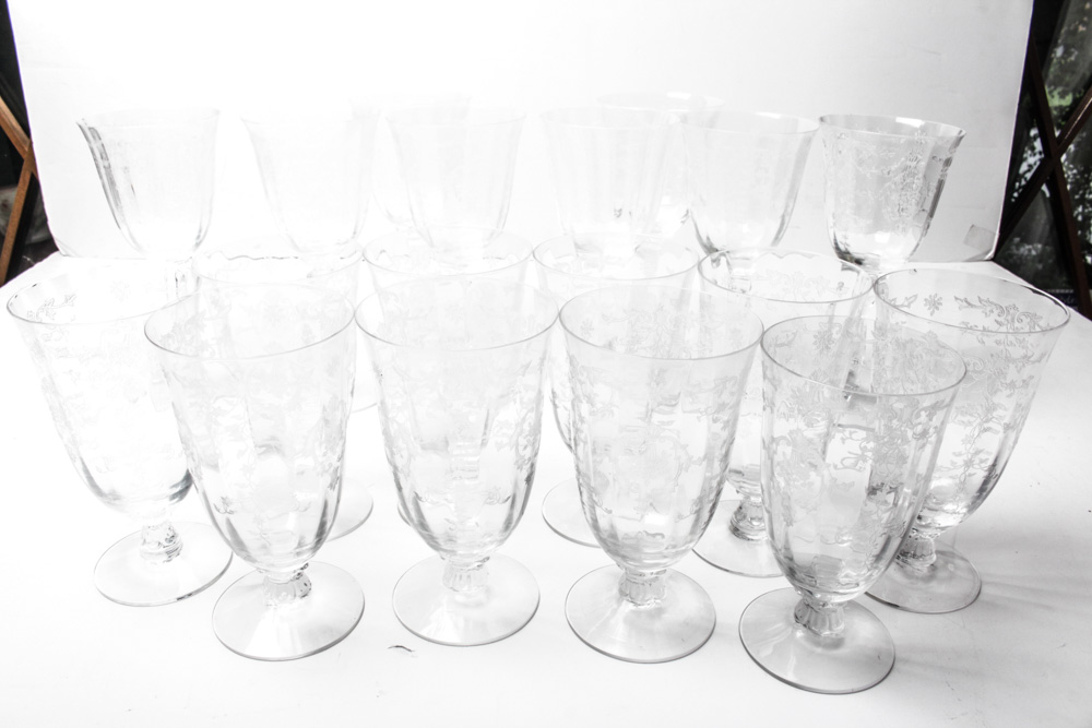 Fostoria "Navarre" Crystal Stemware