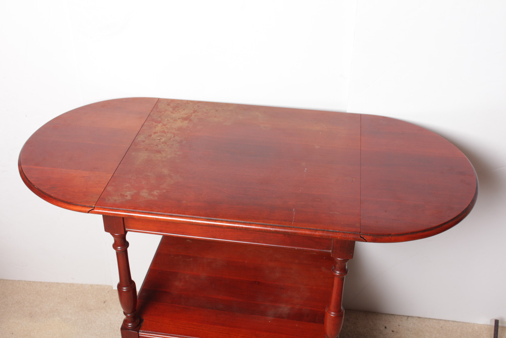 Vintage Display Shelf, Cabinet, and Shoe Shine Box